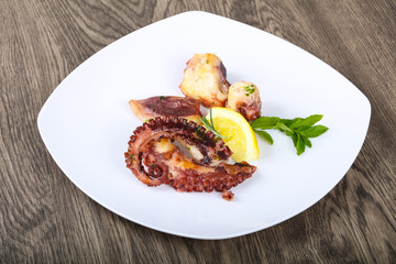 Grilled octopus