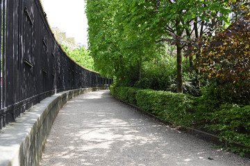 Obraz premium Allée au jardin du Luxembourg à Paris, France