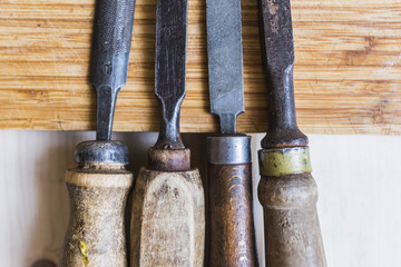 Vintage files and chisels 1