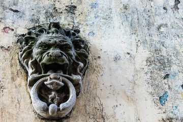 Stone Fountain Detail