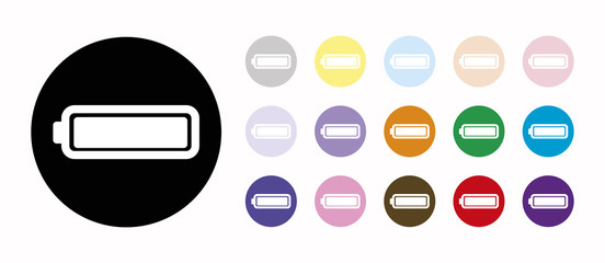 battery set icons
