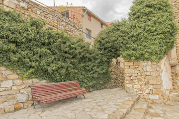 The town of Culla in Castellón, Valencia