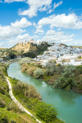 Arcos de la Frontera village on hill, Spain © marcin jucha