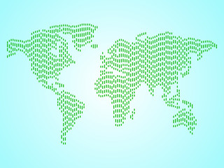 Obraz premium World Map, vector illustration, EPS 10. abstract background.