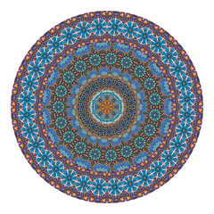 Flower mandala. Vintage decorative elements.