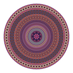 Flower mandala. Vintage decorative elements.