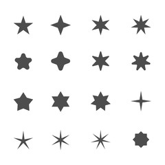 Star shape icons
