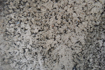 Close-up to crack surface stone wall background
