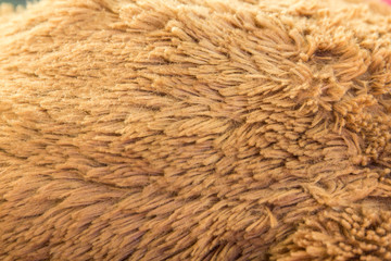 close up teddy bear fur texture