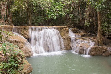 Fototapeta na wymiar beautiful waterfall in thailand