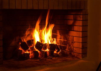 Obraz premium Fireplace