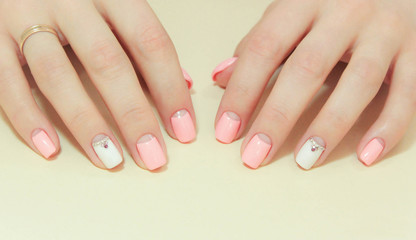 Naklejka premium Manicure