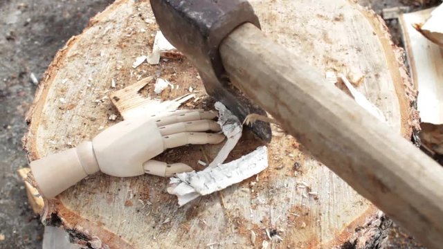The chopped-off hand