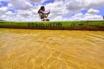 Landscape. The people