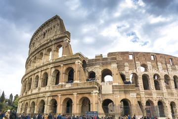 Obraz premium The Great Roman Colosseum Coliseum, Colosseo in Rome