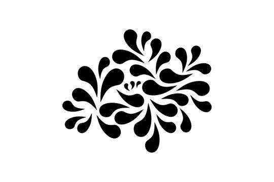 Paisley floral design, vector illustration.