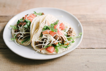 Classic American Ground Beef Soft Tacos