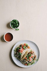 Classic American Ground Beef Soft Tacos