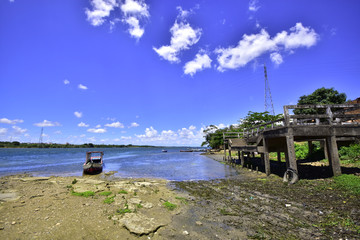 Waters of the great river San Francisco. Brazil.