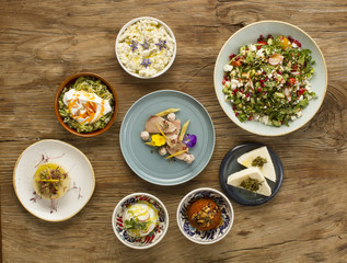 Middle eastern or mediterranean dishes