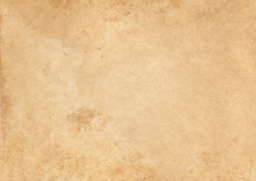 Old stained and yellowed paper texture.