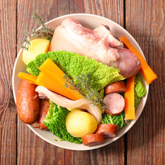 beef stew and vegetable