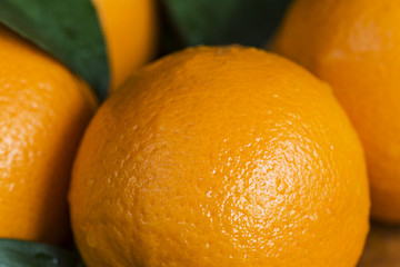 Obraz na płótnie Canvas oranges close up