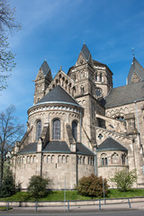 Fototapeta na wymiar Herz-Jesu-Kirche Koblenz Rheinland-Pfalz