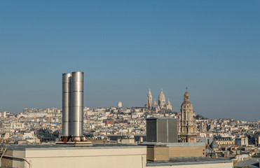 View of the roofs of Paris.