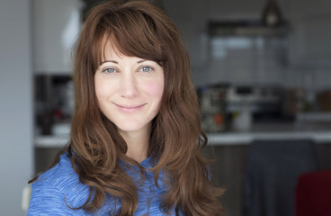 Fototapeta premium Portrait Of A Mature woman smiling at the camera
