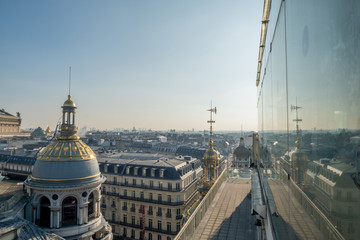 View of the roofs of Paris.