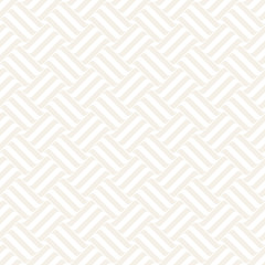 Vector Seamless Pattern. Modern Stylish Interlacing Lines Texture. Geometric Striped Ornament.