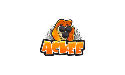 Jamaican Ackee logo design, 100% vector and editable