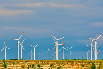 Wind Turbines at the Cape Kaliakra