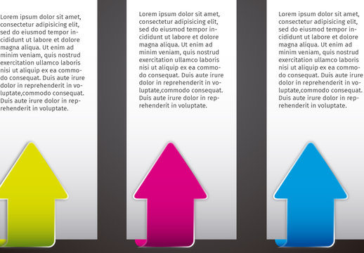 Multipurpose Folded Arrow Infographic 1
