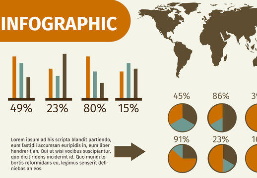Multipurpose Infographic with Map 2