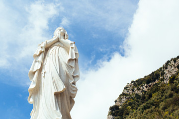 Statue in Amalfi, Italy