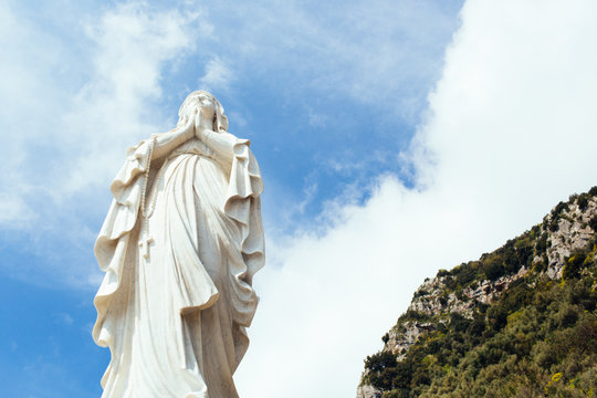 Statue in Amalfi, Italy