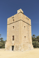 Tower of Vaillo in the city of Elche.