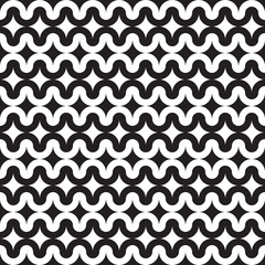 Seamless abstract curve pattern