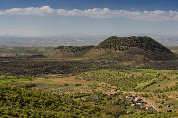 Kula Volcanic Cones Geological Park Manisa Turkey