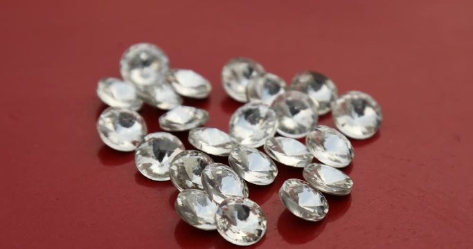 Diamond Crystal closeup macro shot