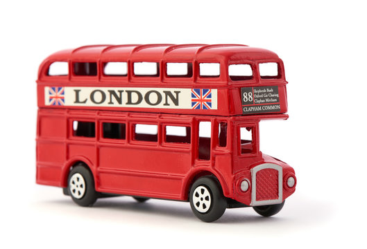 Red London Bus Toy Souvenir