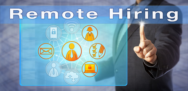 Recruitment Consultant Advising on Remote Hiring