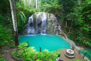 Deurstickers waterval van het eiland Siquijor. Filippijnen © Alexander Ozerov