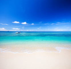 beach and tropical sea