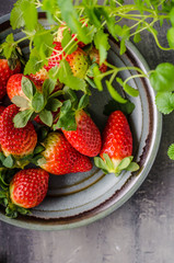 Strawberries fresh pick up