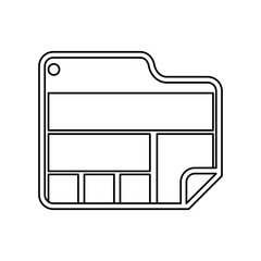 Browser web interface icon vector illustration graphic design