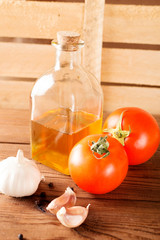 Obraz na płótnie Canvas Italian dish - Ingredients for cooking sundried tomato