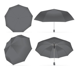 umbrella for your design and logo. Easy to change colors. Mock up. EPS 10